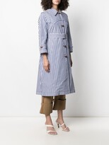 Thumbnail for your product : Jejia Striped Belted Coat