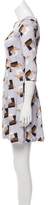 Thumbnail for your product : Suno Abstract Print Mini Dress