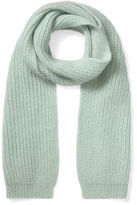 Thumbnail for your product : Whistles Mohair Mix Knitted Scarf