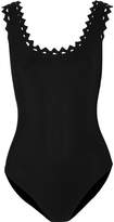 Thumbnail for your product : Karla Colletto Reina Cutout Underwired Swimsuit - Black