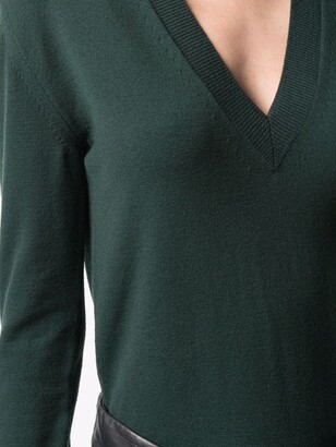 Bottega Veneta fine-knit V-neck jumper