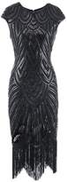 Thumbnail for your product : Ez-sofei Women's Vintage Sequined Embellished Tassels Gatsby Flapper Cocktail Dresses (M, )
