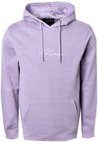 Thumbnail for your product : boohoo MAN Signature Embroidered Hoodie In Fleece