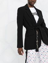 Thumbnail for your product : Karl Lagerfeld Paris Logo Embroidered Tailored Blazer