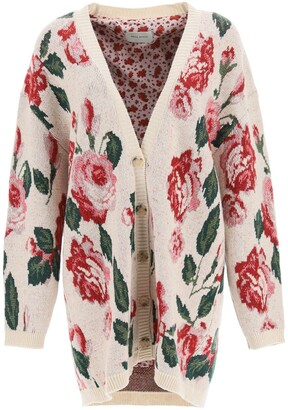floral cardigans sweaters