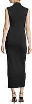 Thumbnail for your product : SOLACE London Mock-Neck Sleeveless Fitted Dress