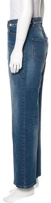 Valentino Rockstud Wide-Leg Jeans w/ Tags