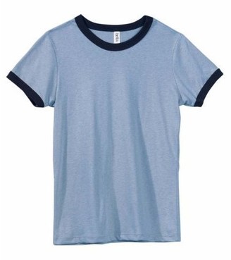 Clementine Apparel Women's Jersey Short-Sleeve Ringer T-Shirt