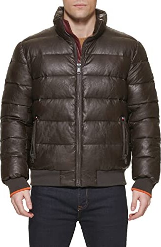 Tommy Men Leather Jacket | ShopStyle