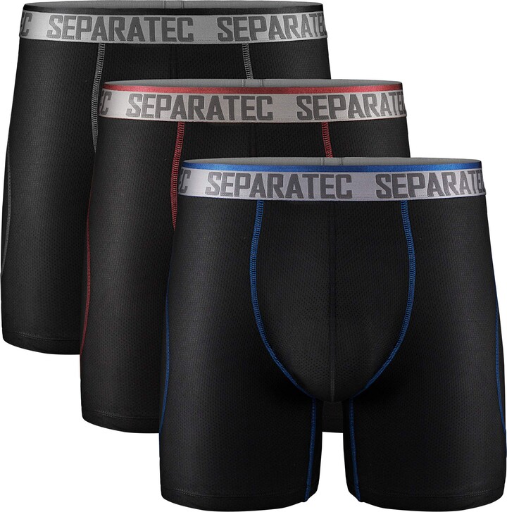 Separatec Men's Performance Sports Underwear 2-3 Pack Quick Dry Sports ...