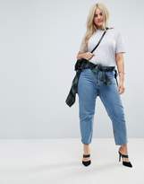 Thumbnail for your product : ASOS Curve Design Curve Recycled Florence Authentic Straight Leg Jeans In Vintage Blue Wash