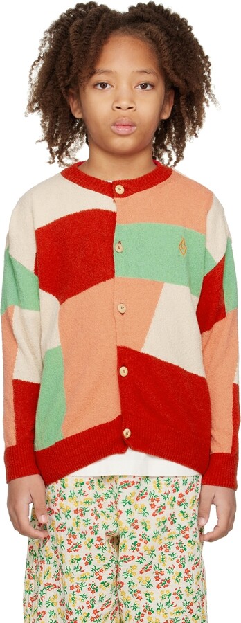 The Animals Observatory Kids Multicolor Toucan Cardigan