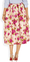 Thumbnail for your product : Michael Kors Printed faille skirt