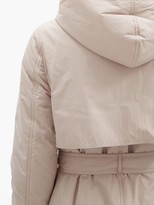 Thumbnail for your product : Brunello Cucinelli Belted Padded Trench Coat - Light Beige