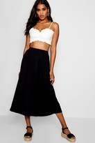 Thumbnail for your product : boohoo Basic Jersey Full Midaxi Skirt