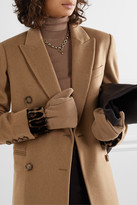 Thumbnail for your product : Yves Salomon Leopard-print Shearling Mittens And Headband Set