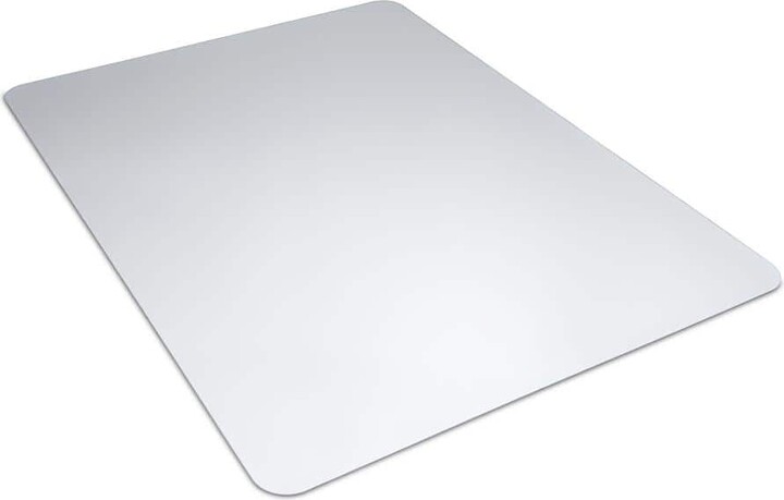 OCULUS 36 in. W x 48 in. L x 0.08 in. T Clear Polycarbonate Chair Mat for Carpet and Hard Floors