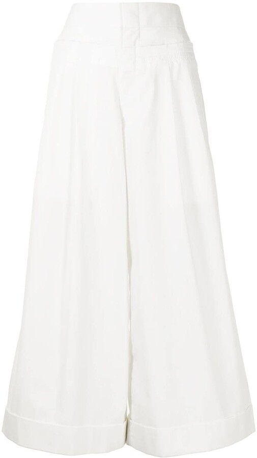 White Culotte Pants | Shop the world's largest collection of 