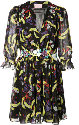 Giamba multiple print sheer dress - women - Polyester - 40