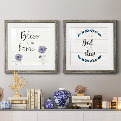 Trinx Bless Our Home- Premium Framed Print- Ready To Hang