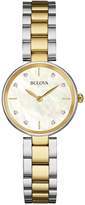 Thumbnail for your product : Bulova Women's Accutron Two-Tone Diamond Bracelet Watch, 27mm - 0.04 ctw