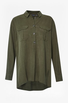 French Connection Trooper Tencel Pull Over Shirt