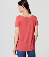 Thumbnail for your product : LOFT Boatneck Tee