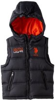 Thumbnail for your product : U.S. Polo Assn. U.S. Polo Association Little Boys' Double Quilted Puffer Vest