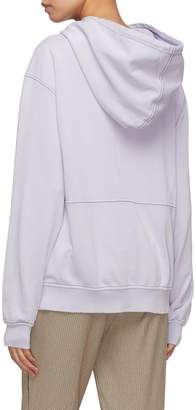 Acne Studios Logo embroidered panelled oversized hoodie