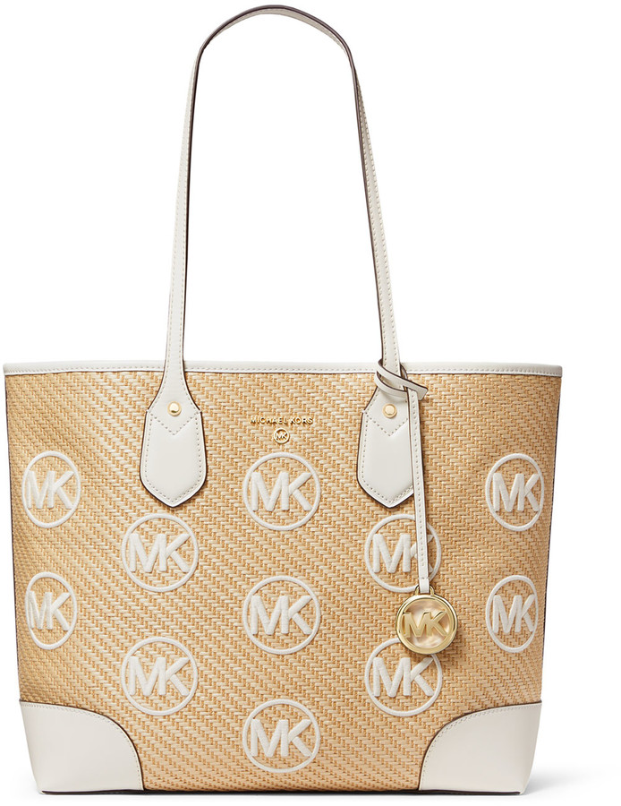 MK straw tote