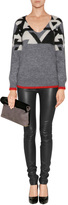 Thumbnail for your product : Matthew Williamson Abstract Knit Pullover in Grey