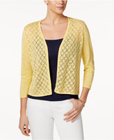 Thumbnail for your product : Charter Club Diamond-Stitch Open-Front Cardigan, Created for Macy's