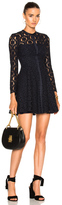 Thumbnail for your product : Lover Charlotte Fit and Flare Mini Dress in Blue.