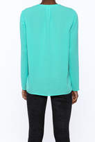 Thumbnail for your product : Cooper & Ella Turquoise Long Sleeve Blouse
