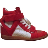 Thumbnail for your product : Mauro Grifoni Pink Suede Trainers