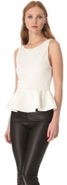 Thumbnail for your product : Alice + Olivia Sleeveless Peplum Top