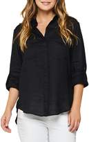 Thumbnail for your product : Velvet Heart Riley Button-Up Linen Shirt
