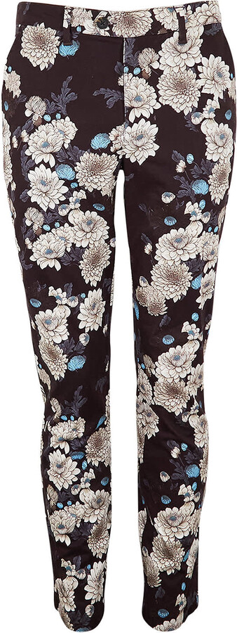 Lords of Harlech Jack Serious Floral Pant - Black