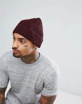 Thumbnail for your product : New Look Beanie In Burgundy Marl