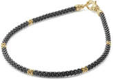 Thumbnail for your product : Lagos 3mm Black Caviar & 18K Gold Rope Bracelet