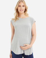 Thumbnail for your product : Bamboo Body - Women's Grey Singlets - Katia Relaxed Tee - Size One Size, L at The Iconic
