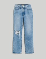 Thumbnail for your product : Madewell The Perfect Vintage Straight Jean in Kingsbury Wash: Knee-Rip Edition