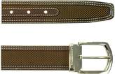 Thumbnail for your product : Moreschi St.Barth Brown Perforated Nubuck and Leather Belt