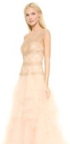 Thumbnail for your product : Marchesa One Shoulder Ball Gown