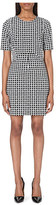 Thumbnail for your product : Diane von Furstenberg Geometric-print stretch-crepe shift dress