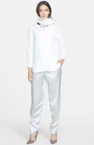 Thumbnail for your product : Lafayette 148 New York Rib Knit Cashmere Zip Collar