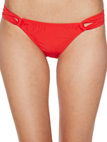 Thumbnail for your product : Shoshanna Cherry Red Loop Bikini Bottom
