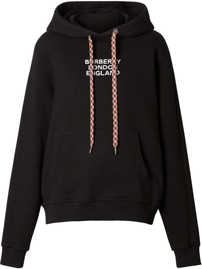 burberry embroidered hoodie