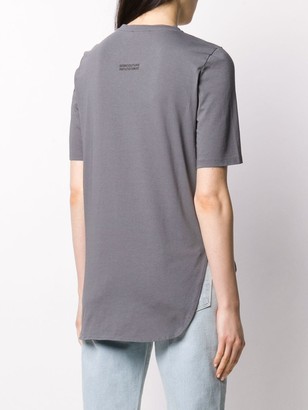 Semi-Couture mirrored logo crew-neck T-shirt