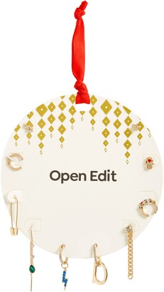 Open Edit Initial Charm 10-Pack Earring Party Set